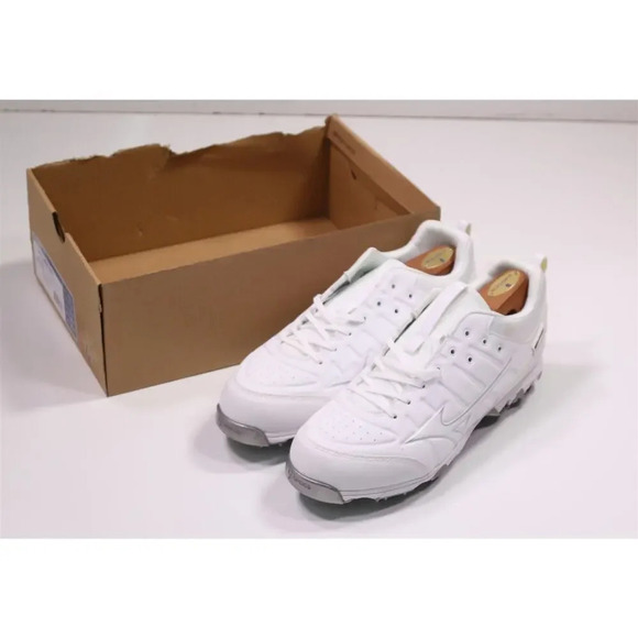 Mizuno 9-Spike Ambition 2 All White Baseball Cleats 12.5 New! - Picture 11 of 14